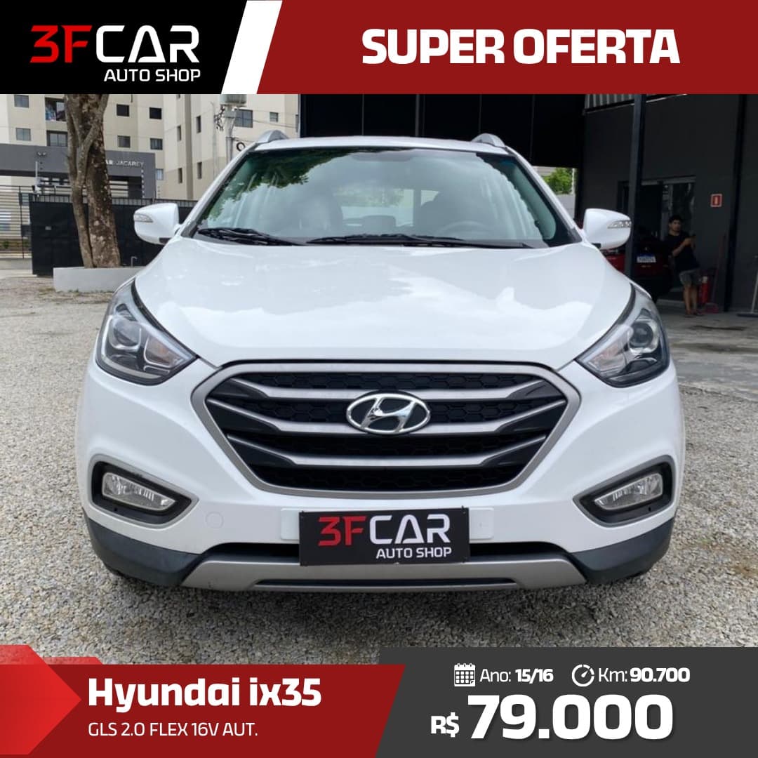 Hyundai ix35 GLS branca à venda na 3F Car